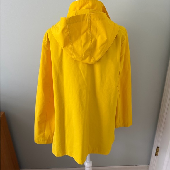 GAP Bright Yellow Hooded Raincoat - Picture 3 of 9